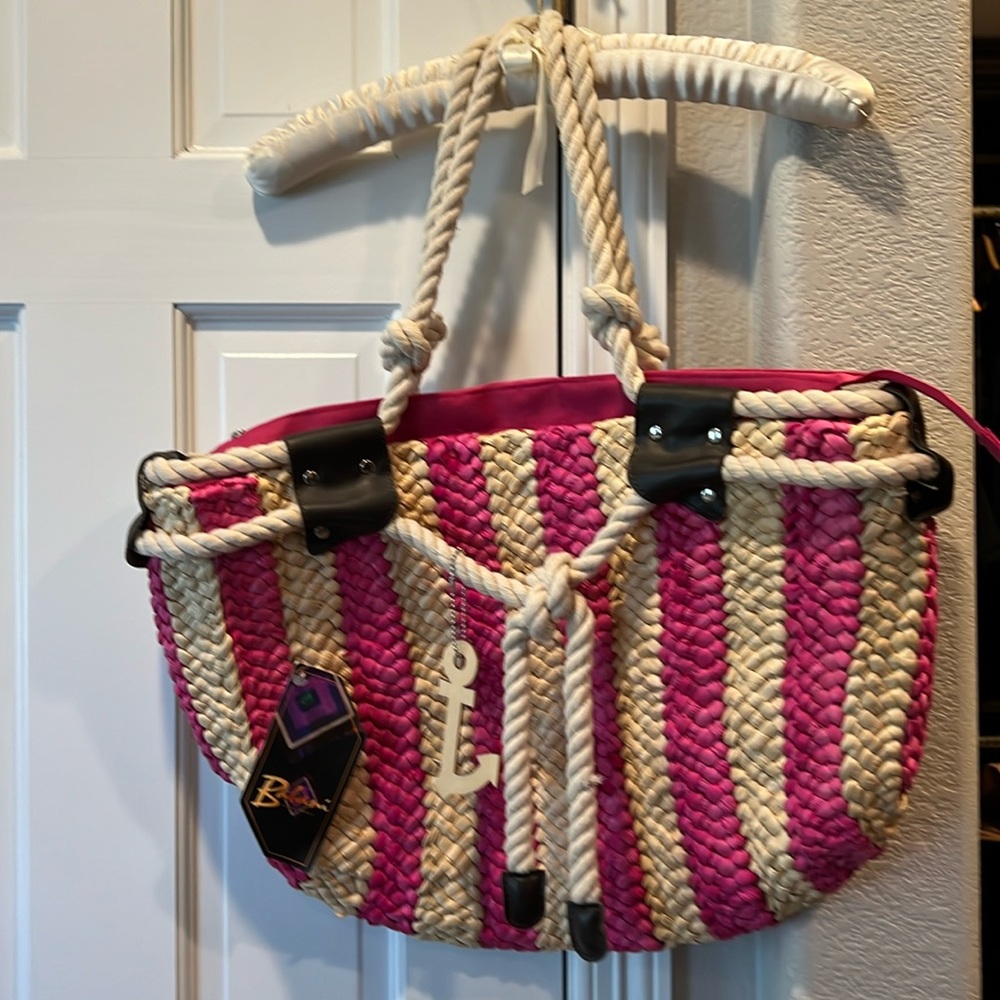 Woven pool/beach bag